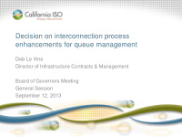 decision on interconnection process enhancements for
