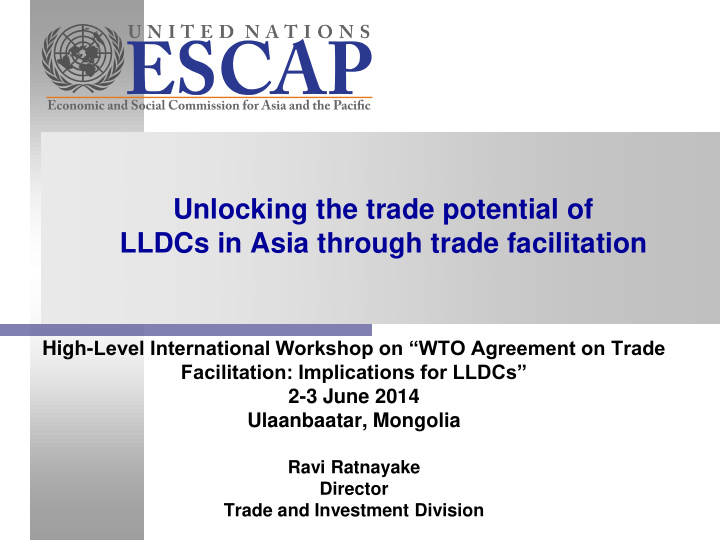 unlocking the trade potential of lldcs in asia through