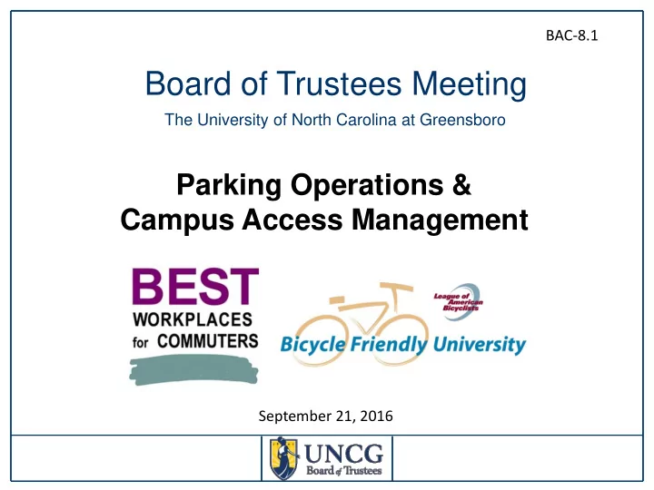 board of trustees meeting