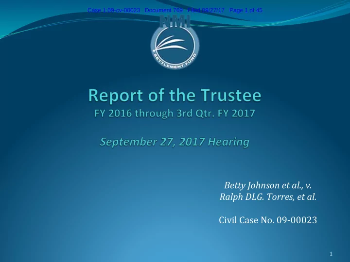 betty johnson et al v ralph dlg torres et al