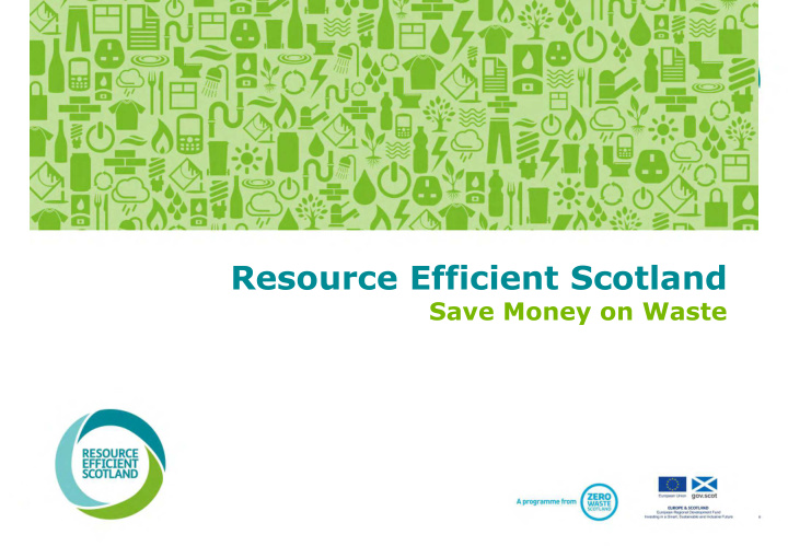 resource efficient scotland