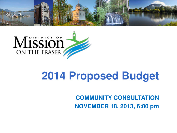 2014 proposed budget