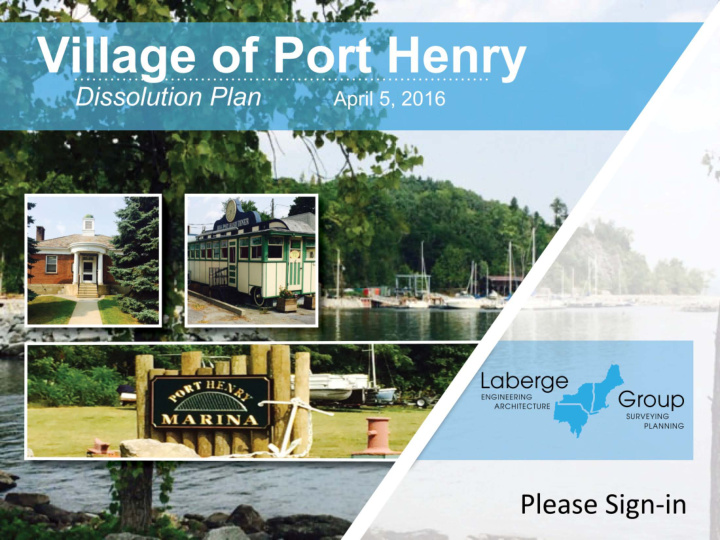 village of port henry dissolution plan