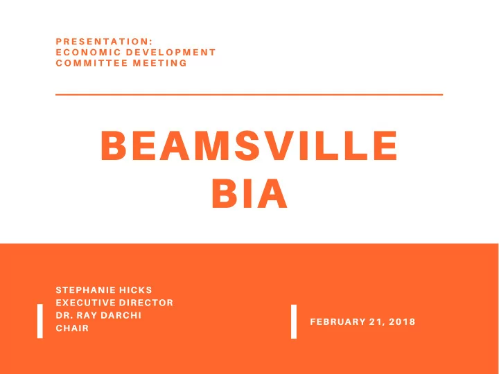 beamsville bia