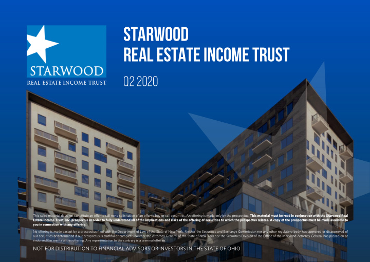 starwood real estate income trust