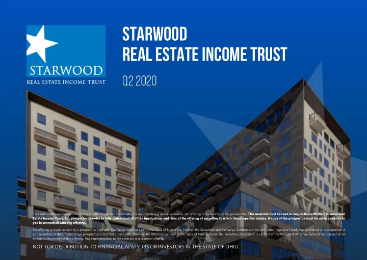 starwood real estate income trust