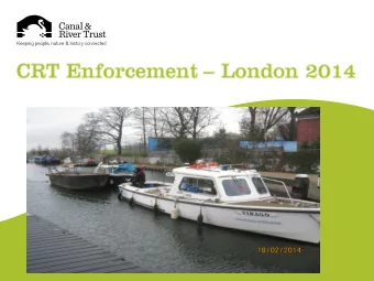 1. Enforcement Figures  2. Boat Numbers  3. Enforcement Cases  4. Enforcement Team  5. General Aims