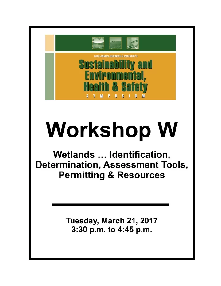 workshop w