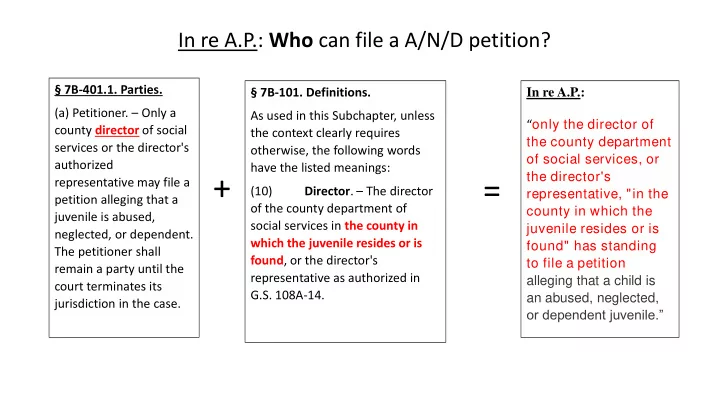 representative may file a 10 director the director