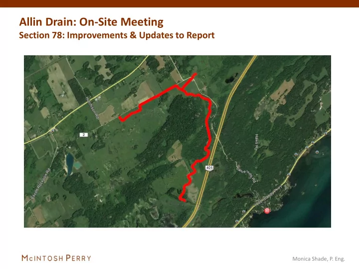allin drain on site meeting