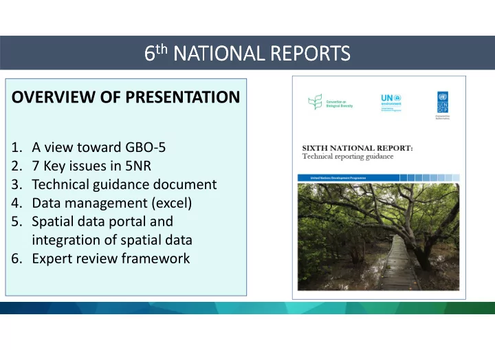 th national reports