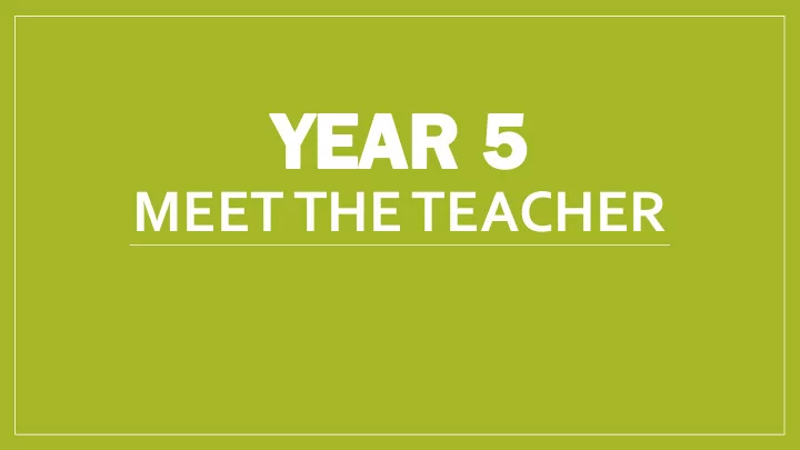 yea year 5 r 5