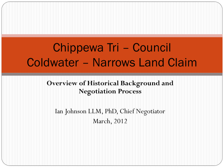 chippewa tri council
