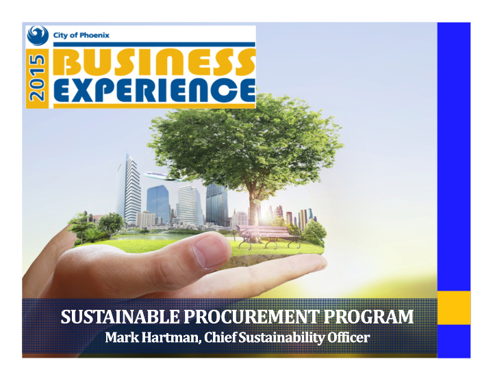 sustainable procurement program sustainable procurement