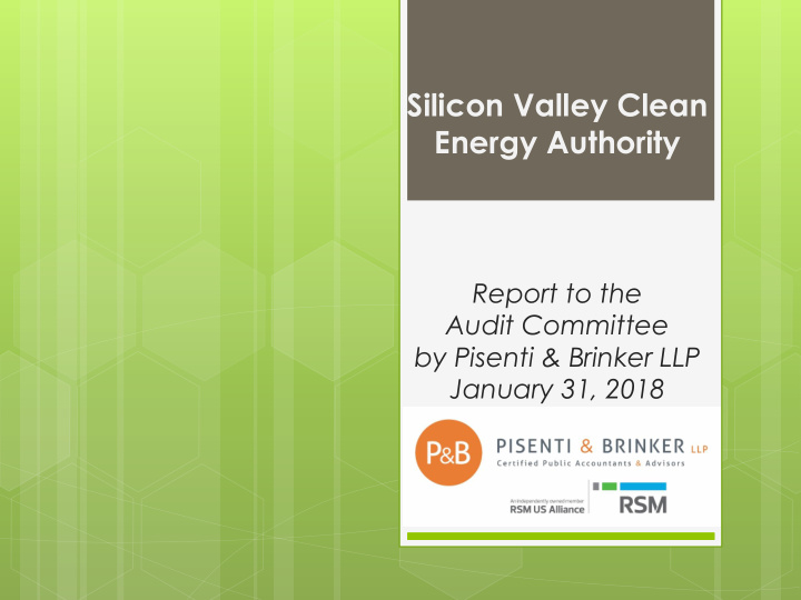 silicon valley clean energy authority