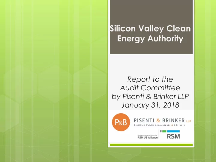 silicon valley clean energy authority