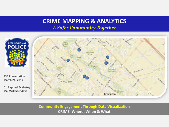 crime mapping analytics