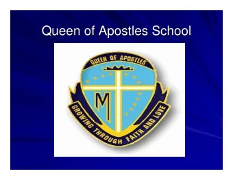 Queen of Apostles School  Queen of Apostles School  Q of A  Q of A  Queen of Apostles School  Queen