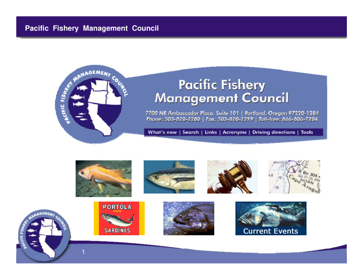 pacific fishery management council