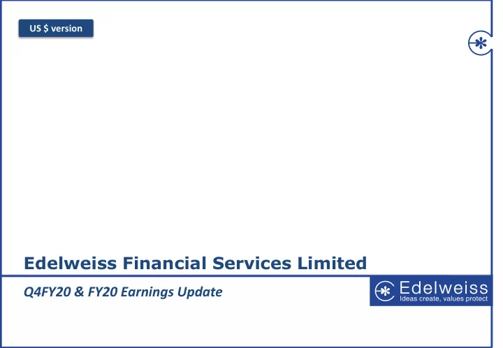 edelweiss financial services limited