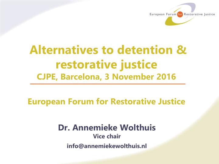 restorative justice