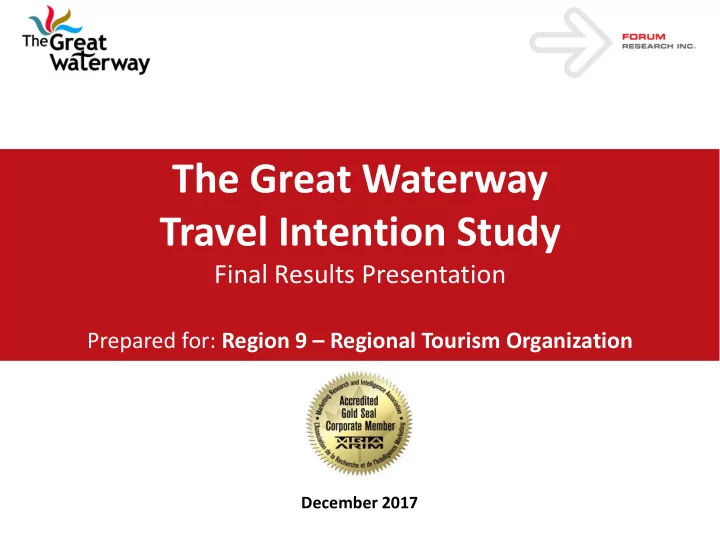 the great waterway