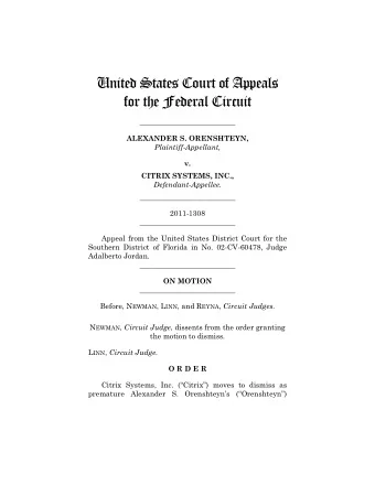 United States Court of Appeals  for the Federal Circuit  __________________________  ALEXANDER S.