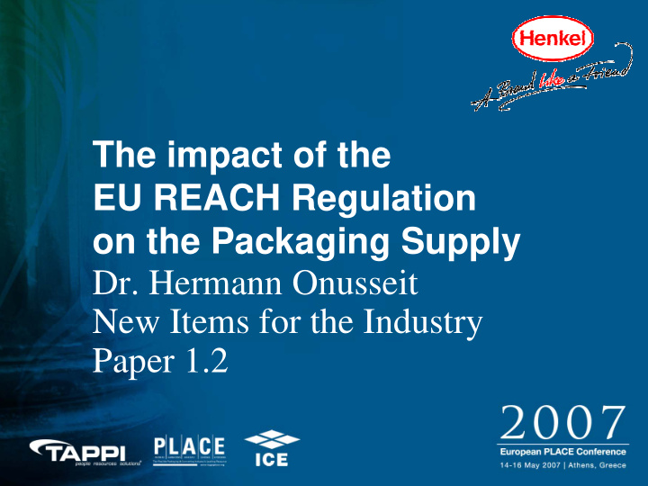 the impact of the eu reach regulation on the packaging
