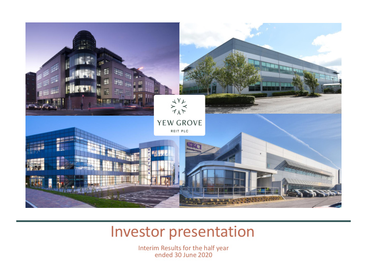 investor presentation