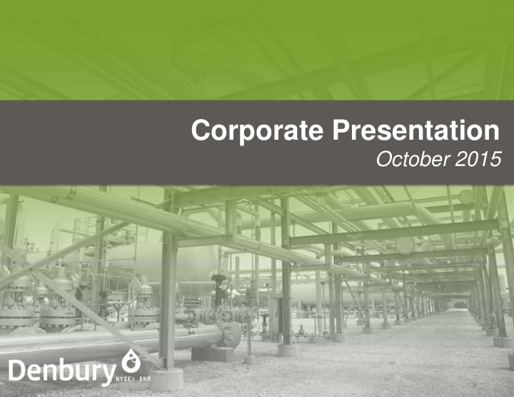 corporate presentation