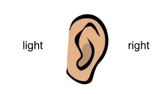 light  right  light  right  light  right  light  right  to steady the tongue,  hold the sides of