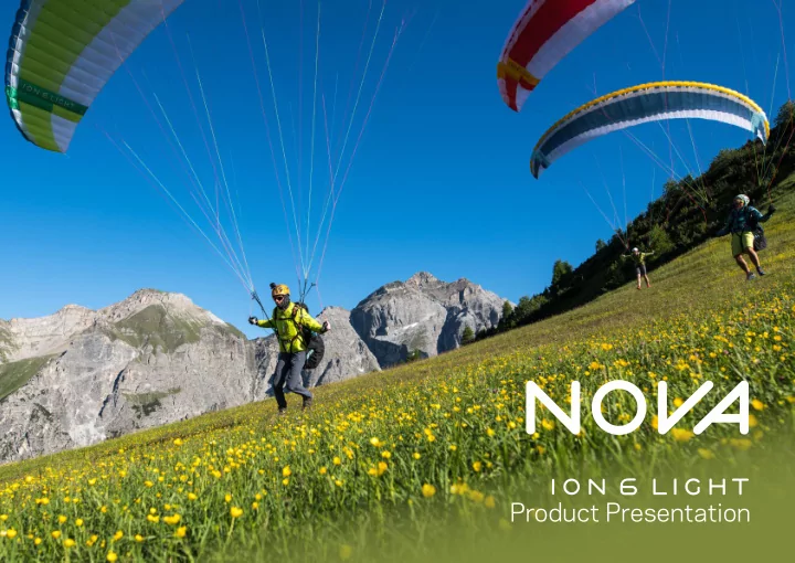 product presentation ion 6 light always up for flying