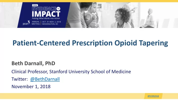 patient centered prescription opioid tapering
