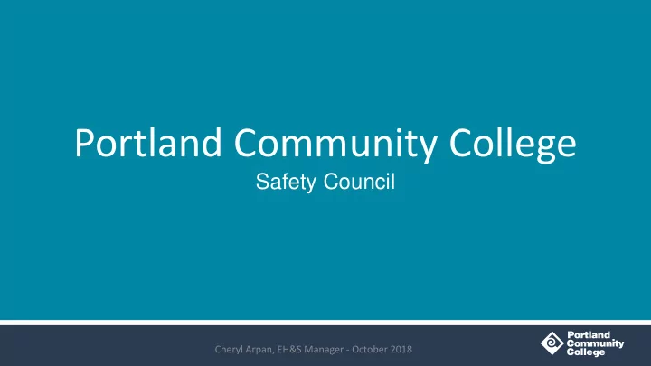 portland community college