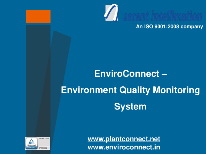environment quality monitoring