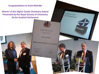 At the Scottish Parliament