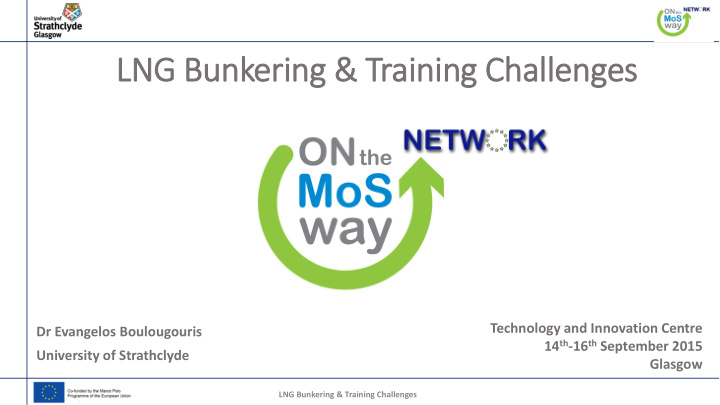 lng bunkering training challenges