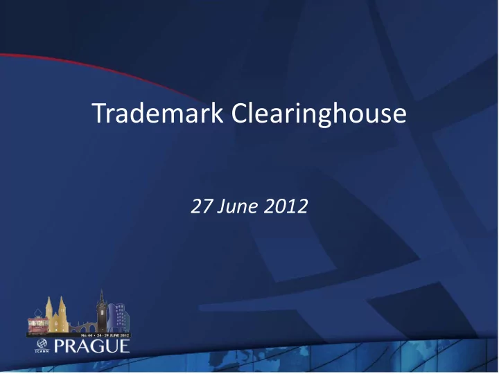 trademark clearinghouse
