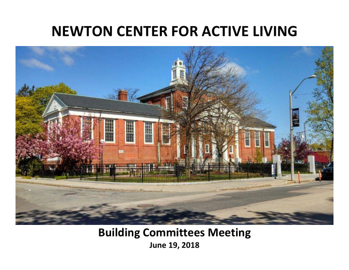 newton center for active living