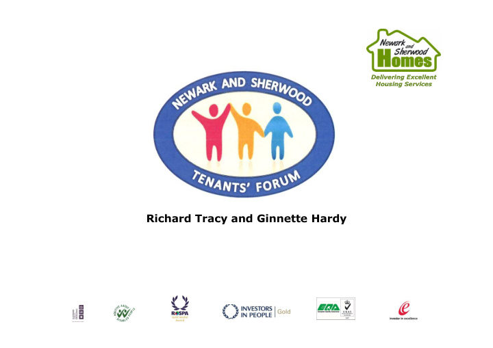 richard tracy and ginnette hardy tenant involvement at