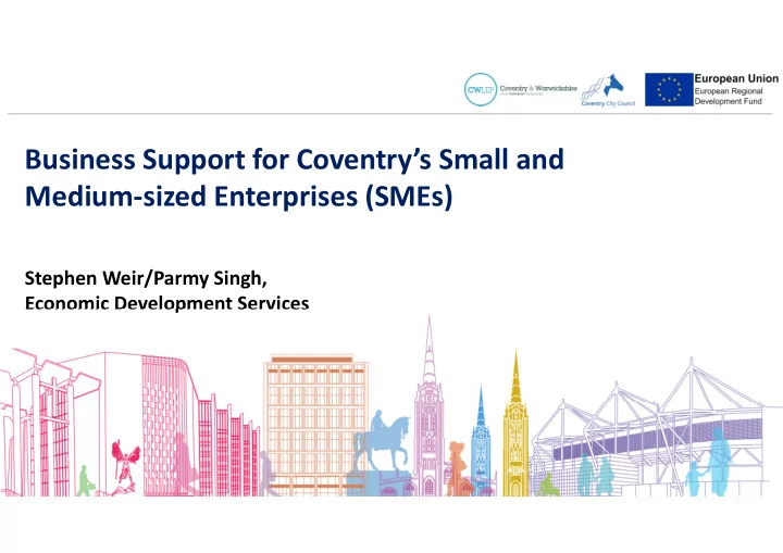 business support for coventry s small and medium sized