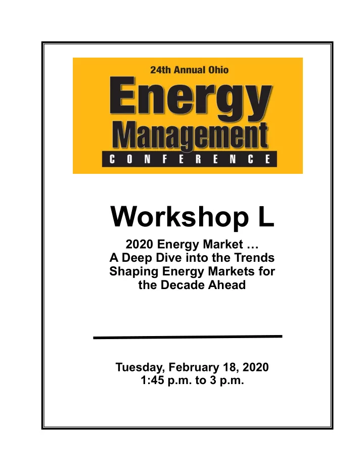 workshop l