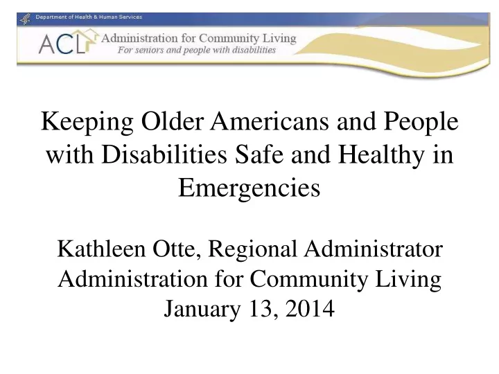 with disabilities safe and healthy in