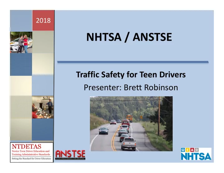 nhtsa anstse