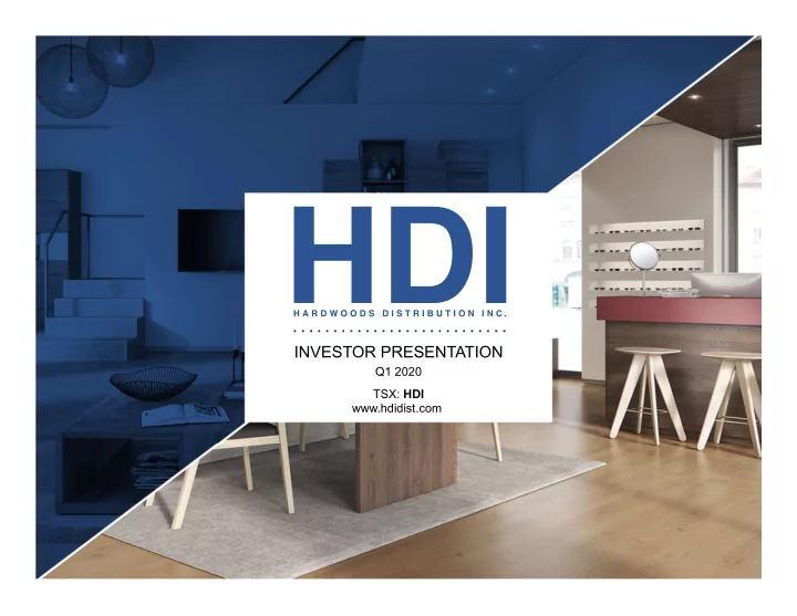 investor presentation