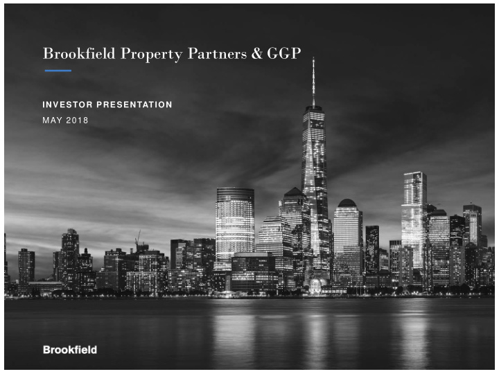 brookfield property partners amp ggp