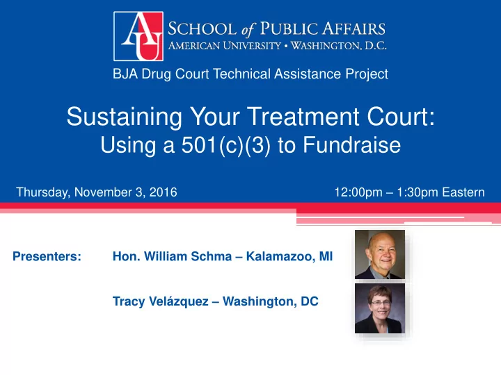 sustaining your treatment court