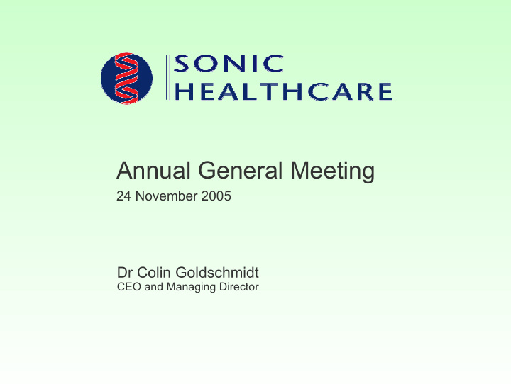 annual general meeting