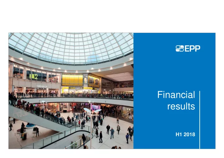 financial results