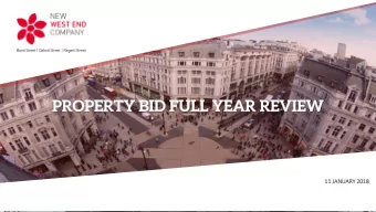 11 JA  JANUARY  Y 2018  OUR VISION  TO MAKE LONDONS WEST  END THE WORLDS FIRST  CHOICE FOR